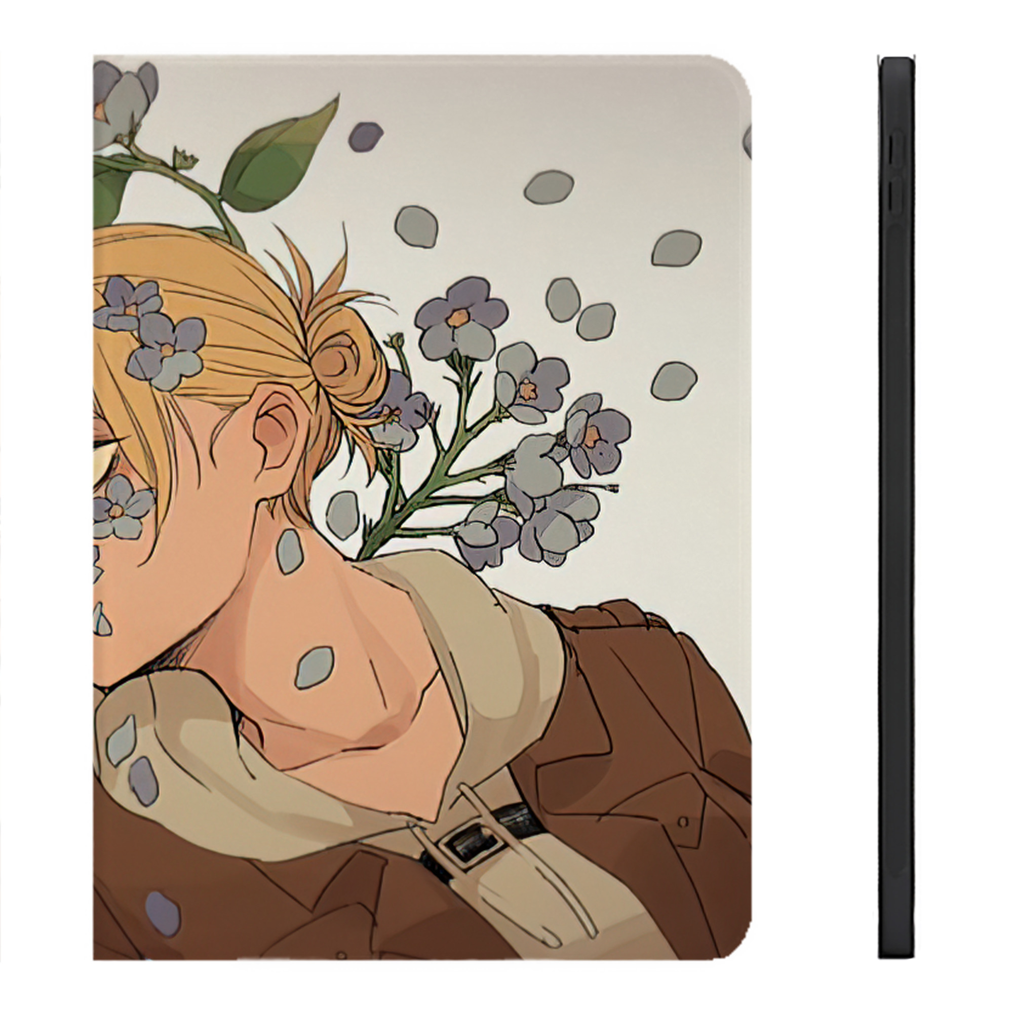 （画像用） 進撃の巨人 Attack on Titan IPadケース ペンホルダー付き ブックスタイルデザイン